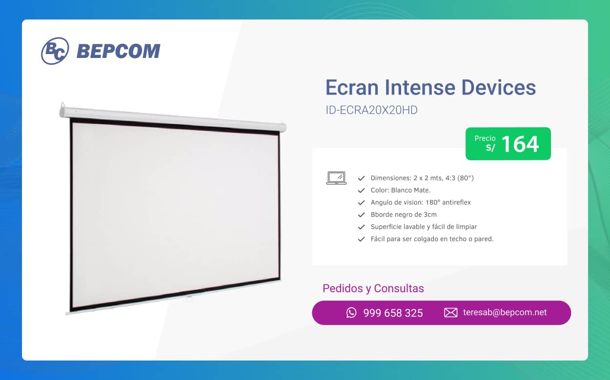 Ecran Intense Devices ID-ECRA20X20HD - S/. 164